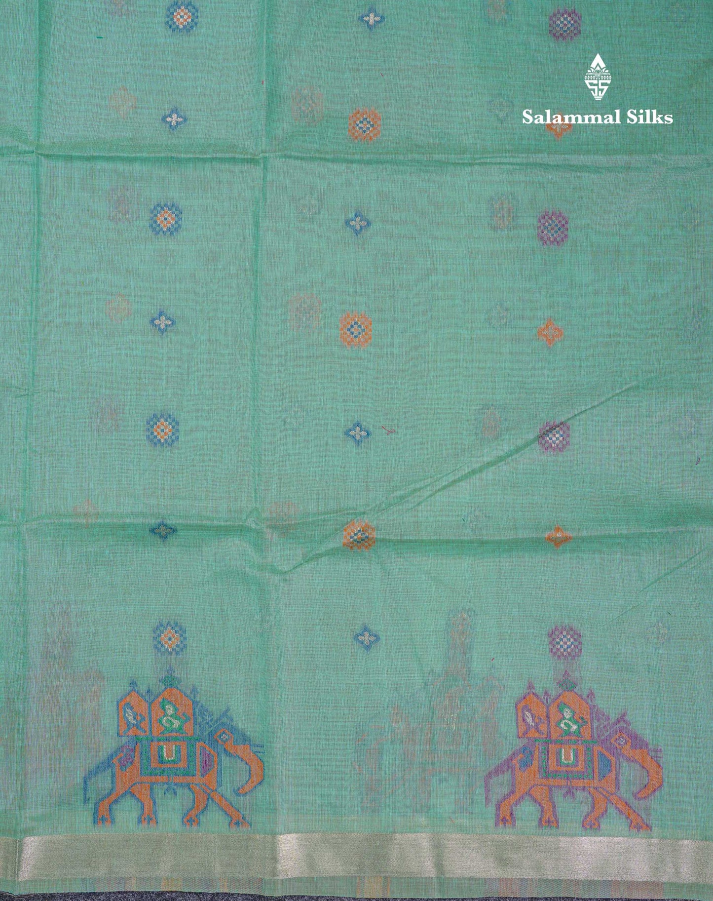 Beautiful Lavender Menakari Work Muga Cotton Saree With Contrast Magenta Blouse