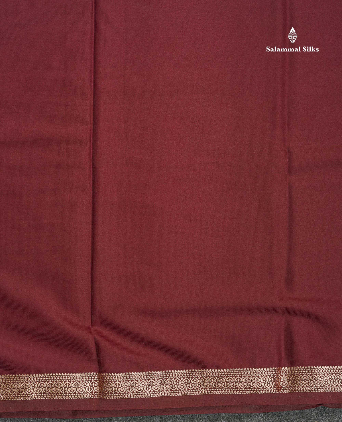 Semi Mysore Silk Saree - Sapphire Blue Colour Body Plain With Small Border