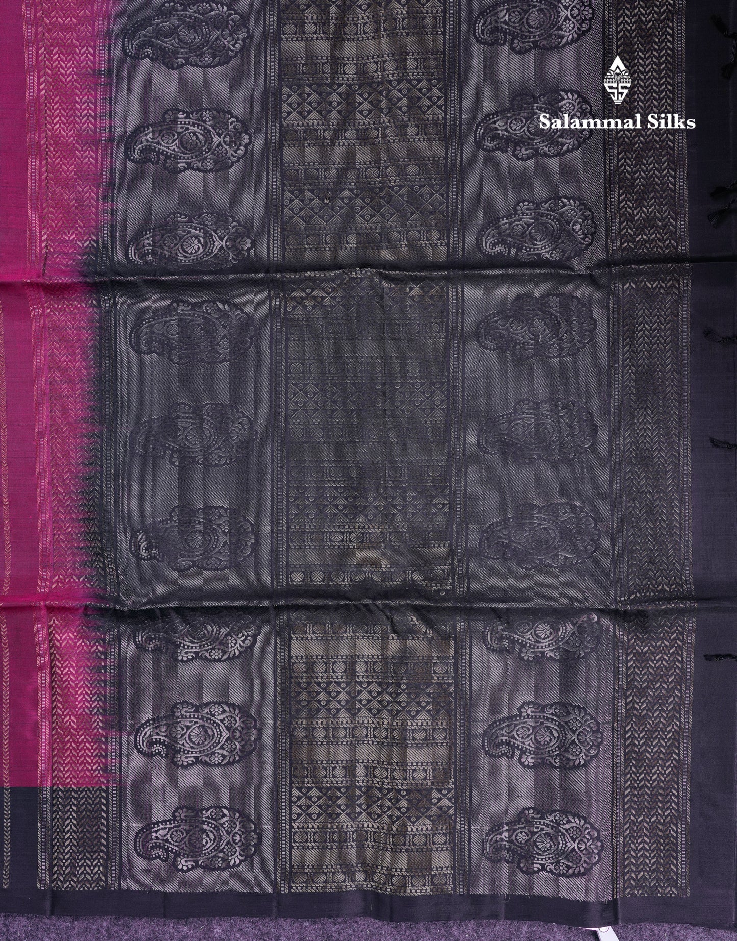 Beautiful Bottle Green PureMix Kanjivaram Soft Silk Saree With Contrast Black Fancy Border