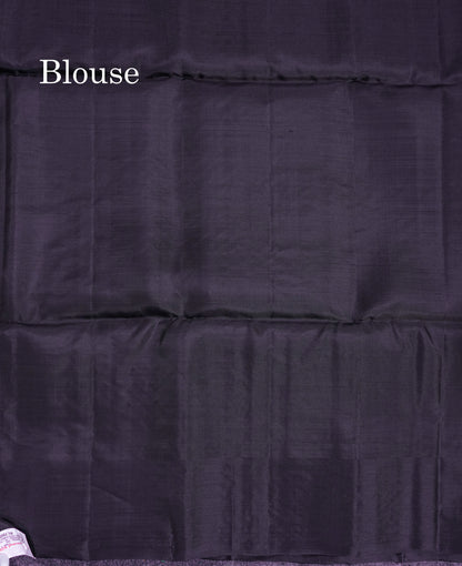 Beautiful Bottle Green PureMix Kanjivaram Soft Silk Saree With Contrast Black Fancy Border