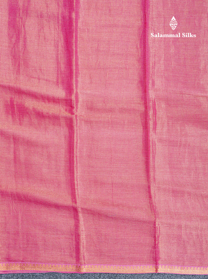 Violet Beautiful Tissue Pure Sungudi Cotton Saree With Small Border