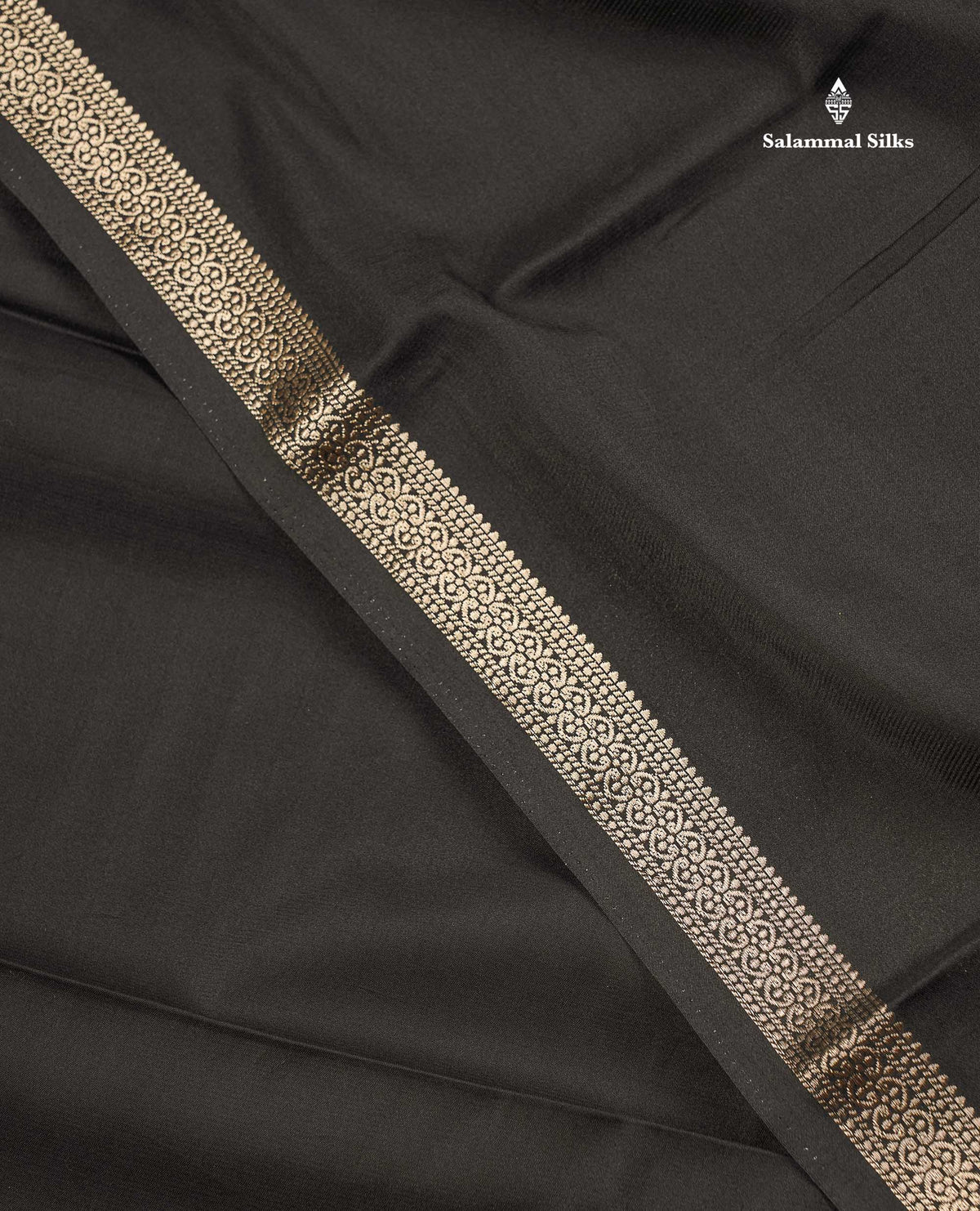 Semi Mysore Silk Saree - Sapphire Blue Colour Body Plain With Small Border