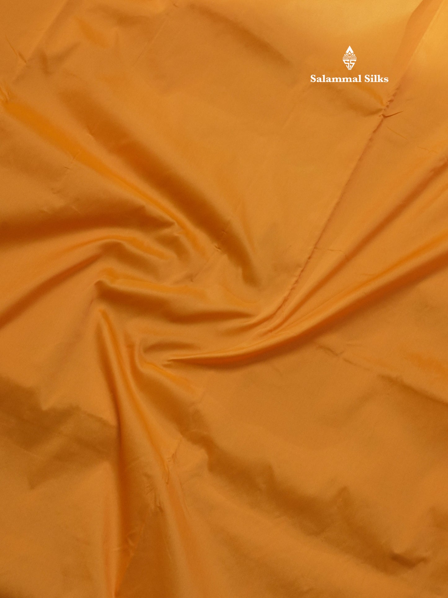 9.5 Yards Semi Silk Saree Orange with Contrast Pink Border