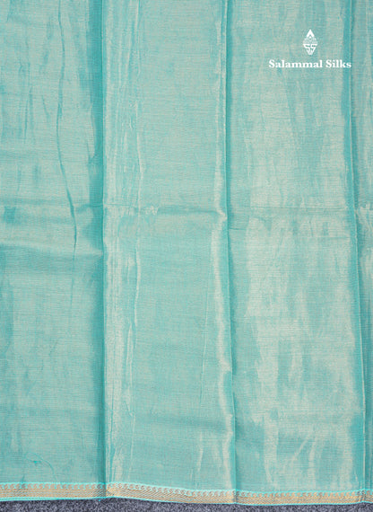 Violet Beautiful Tissue Pure Sungudi Cotton Saree With Small Border