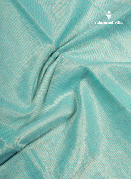 Violet Beautiful Tissue Pure Sungudi Cotton Saree With Small Border