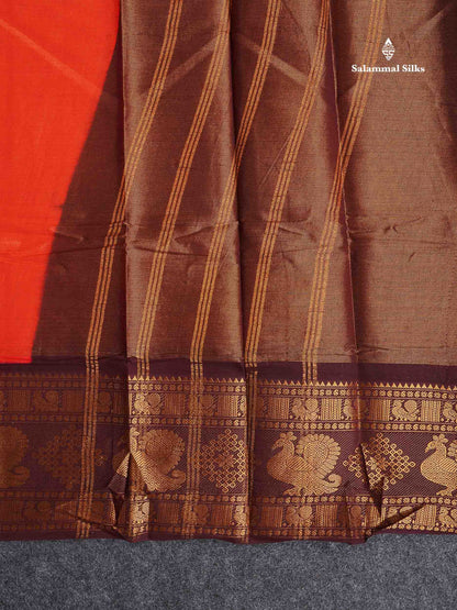 Sungudi Cotton Saree - Half White Colour Body Vaira Oosi Lines With Dark Purple Traditional Evening Morning Border