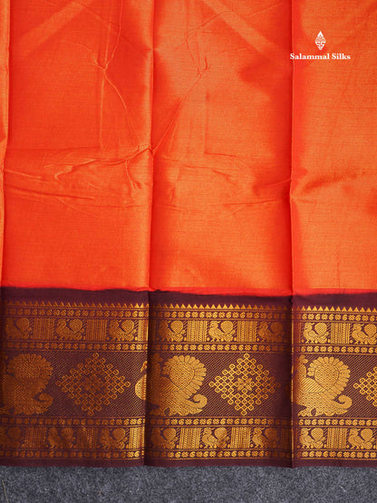Sungudi Cotton Saree - Half White Colour Body Vaira Oosi Lines With Dark Purple Traditional Evening Morning Border