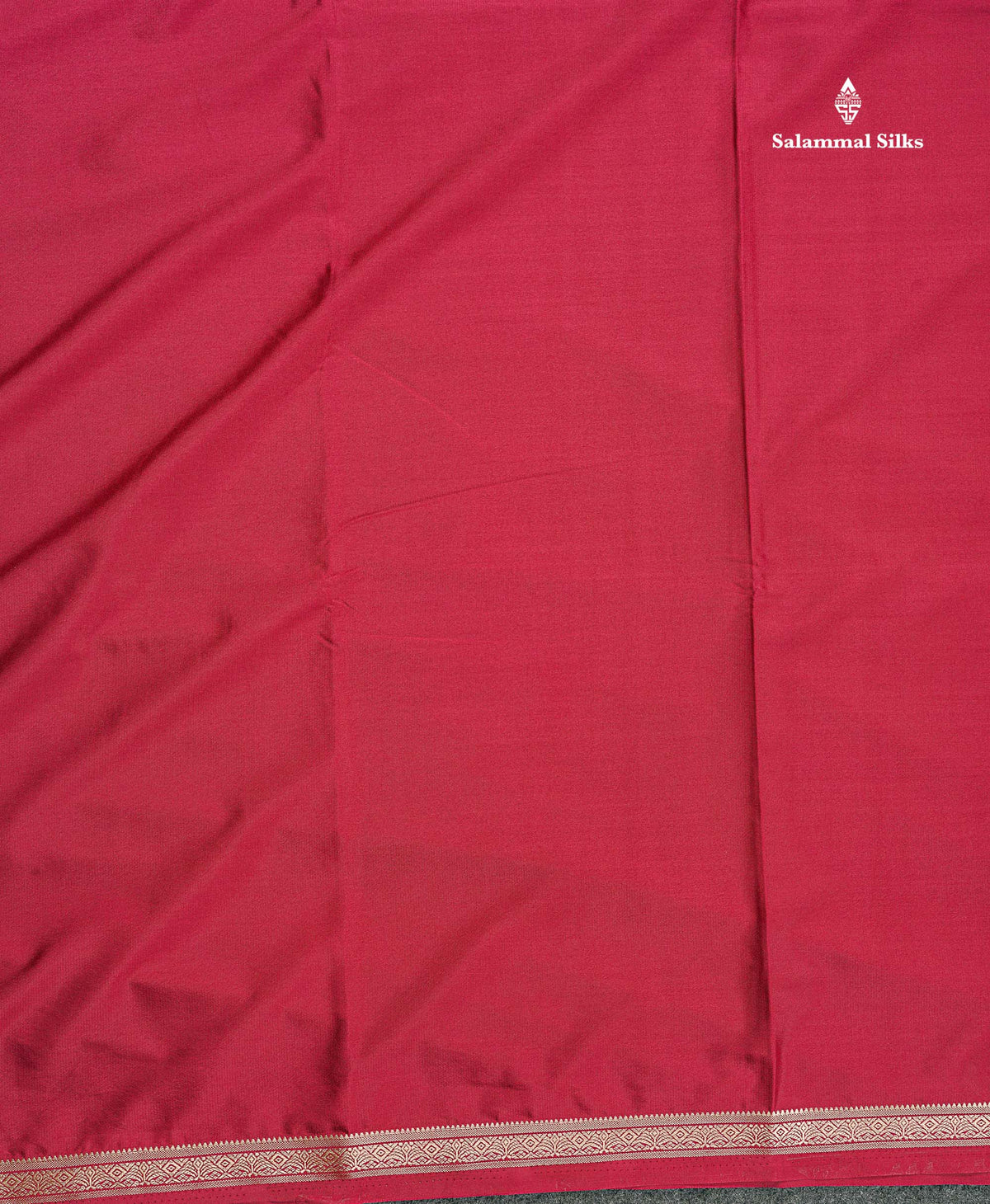 Semi Mysore Silk Saree - Pink Colour Body Plain With Small Border