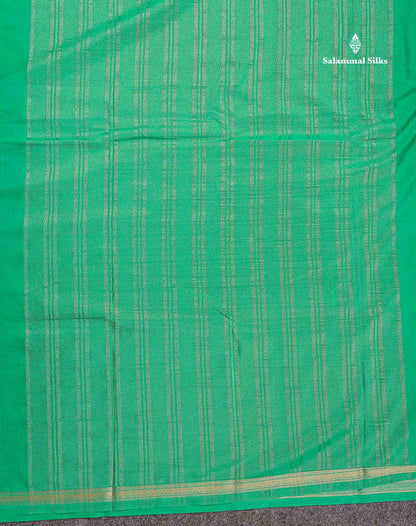 Semi Mysore Silk Saree - Pink Colour Body Plain With Small Border