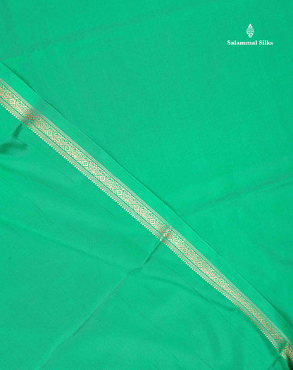Semi Mysore Silk Saree - Pink Colour Body Plain With Small Border
