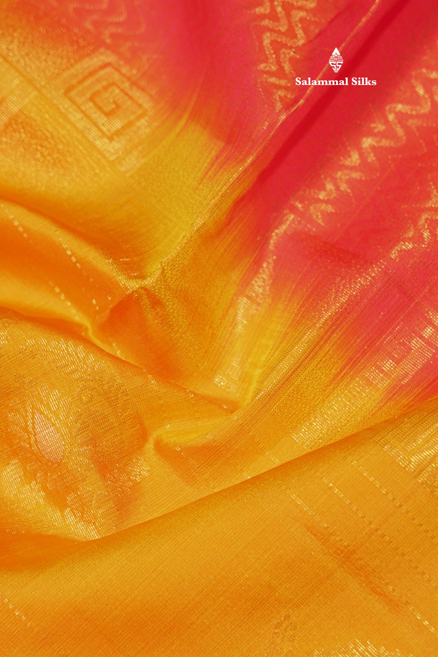 Mango Yellow Colour Pure Kanjivaram Soft Silk Saree With Pinkish Orange Border