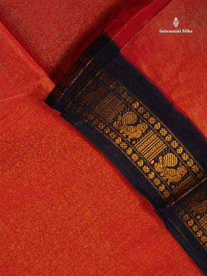 Sungudi Cotton Saree - Half White Colour Body Vaira Oosi Lines With Dark Purple Traditional Evening Morning Border