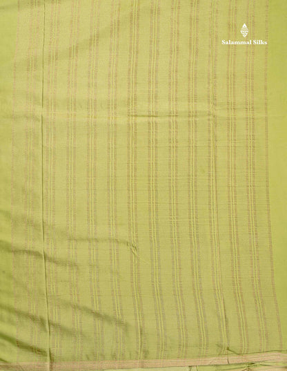 Semi Mysore Silk Saree - Pink Colour Body Plain With Small Border