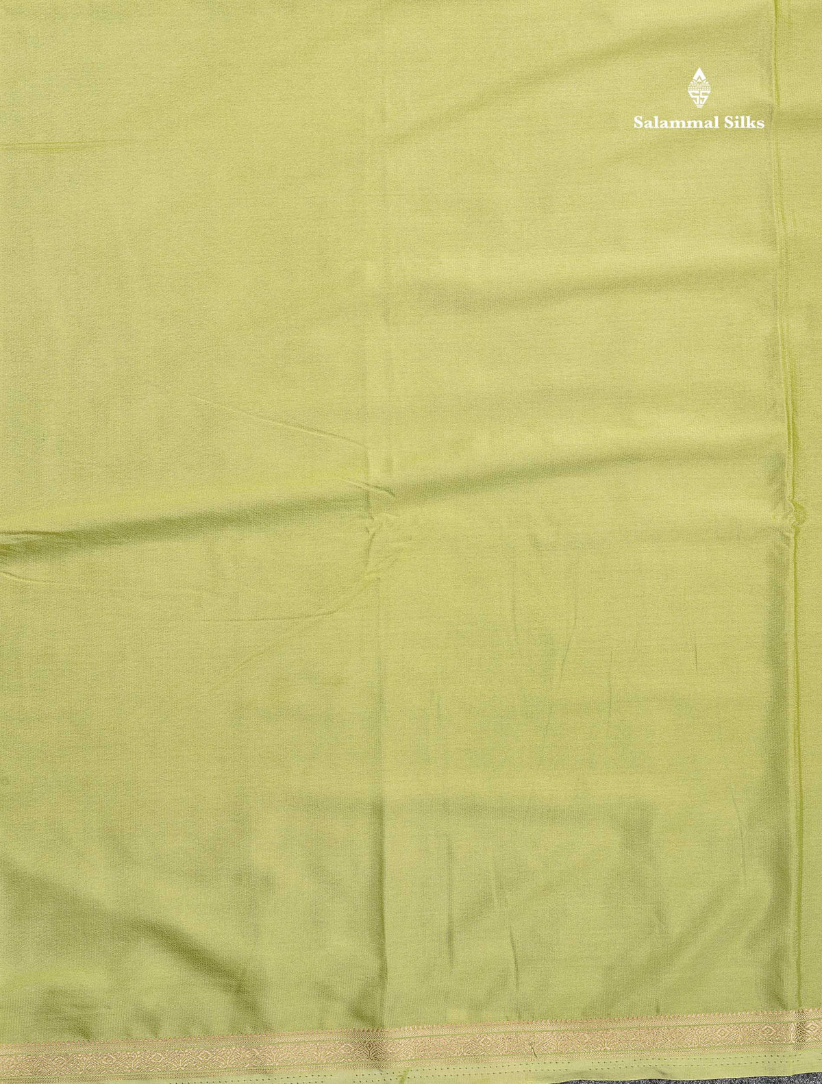 Semi Mysore Silk Saree - Pink Colour Body Plain With Small Border