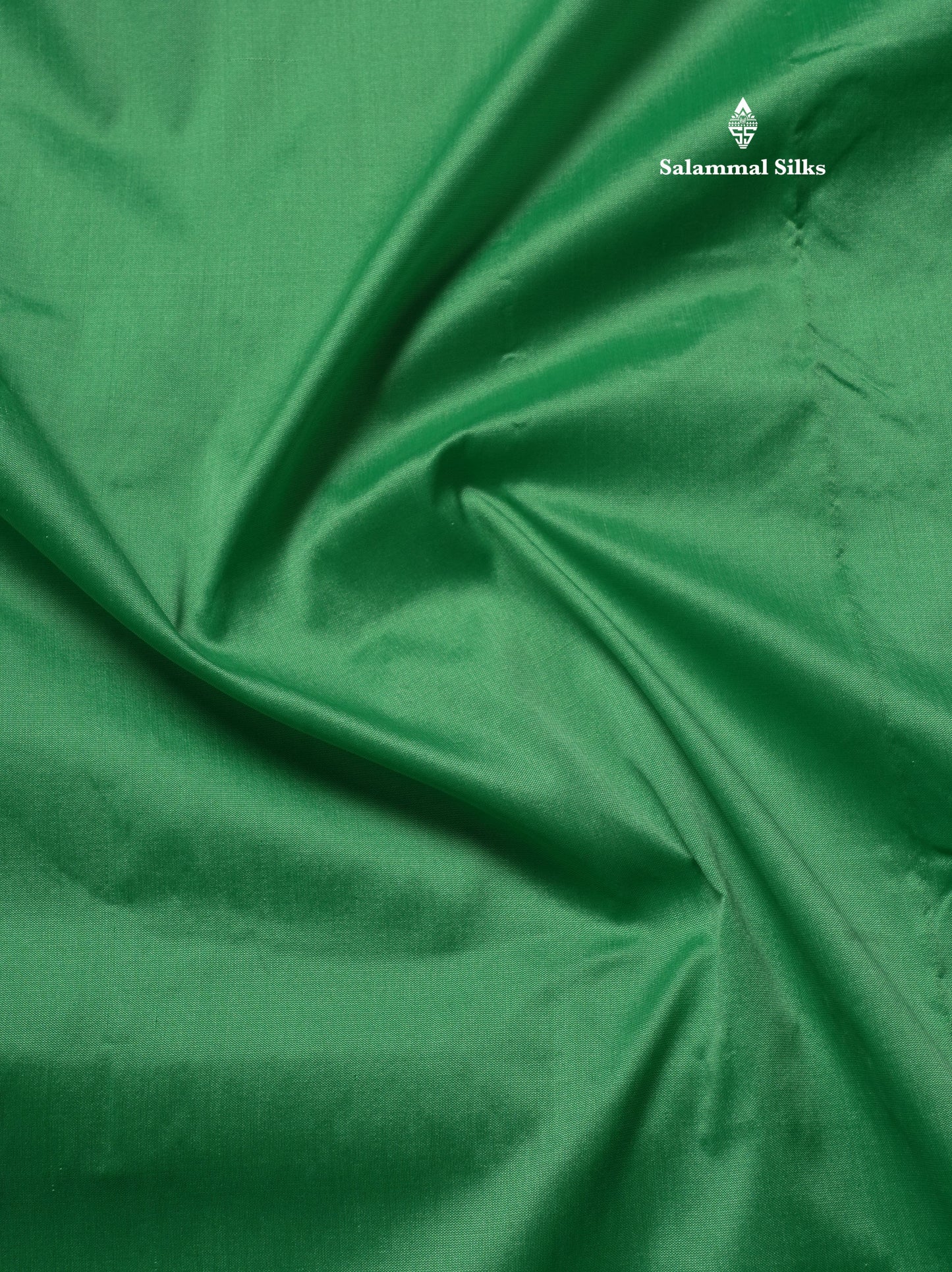 9.5 Yards Semi Silk Saree Bottle Green with Contrast Pink Border