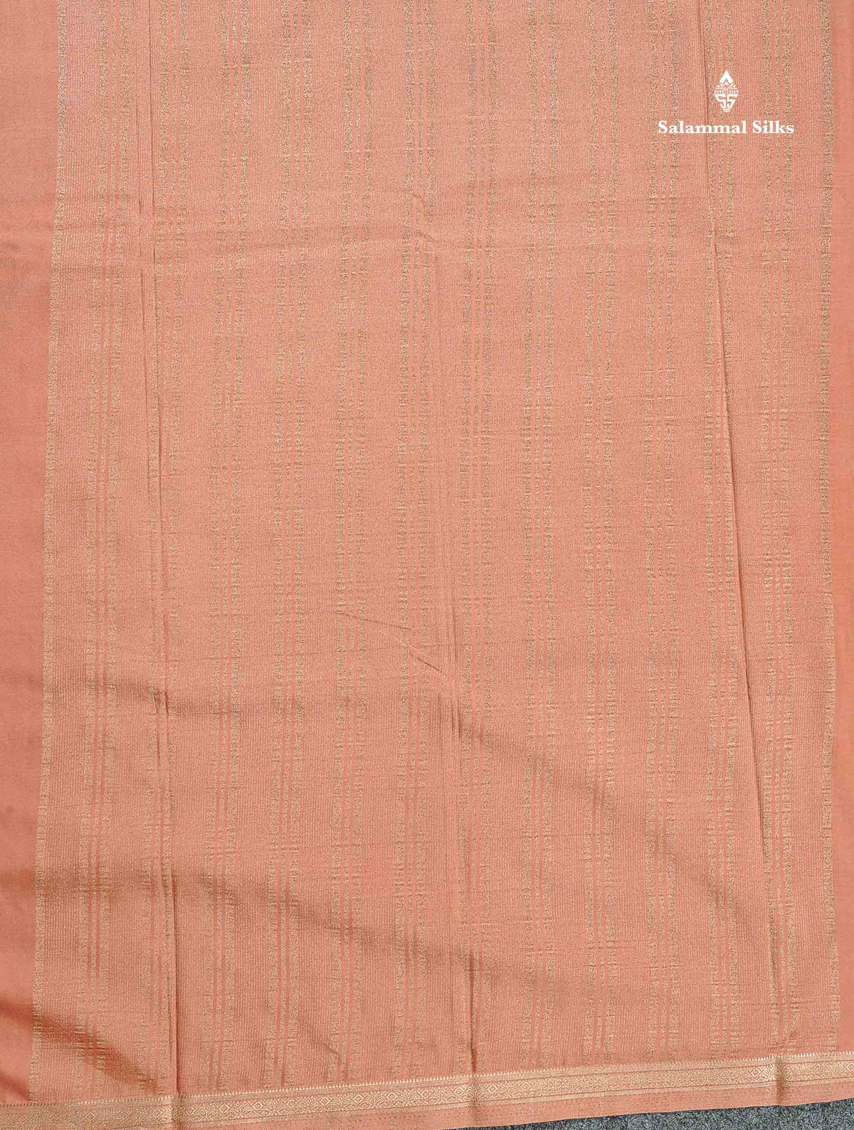 Semi Mysore Silk Saree - Pink Colour Body Plain With Small Border
