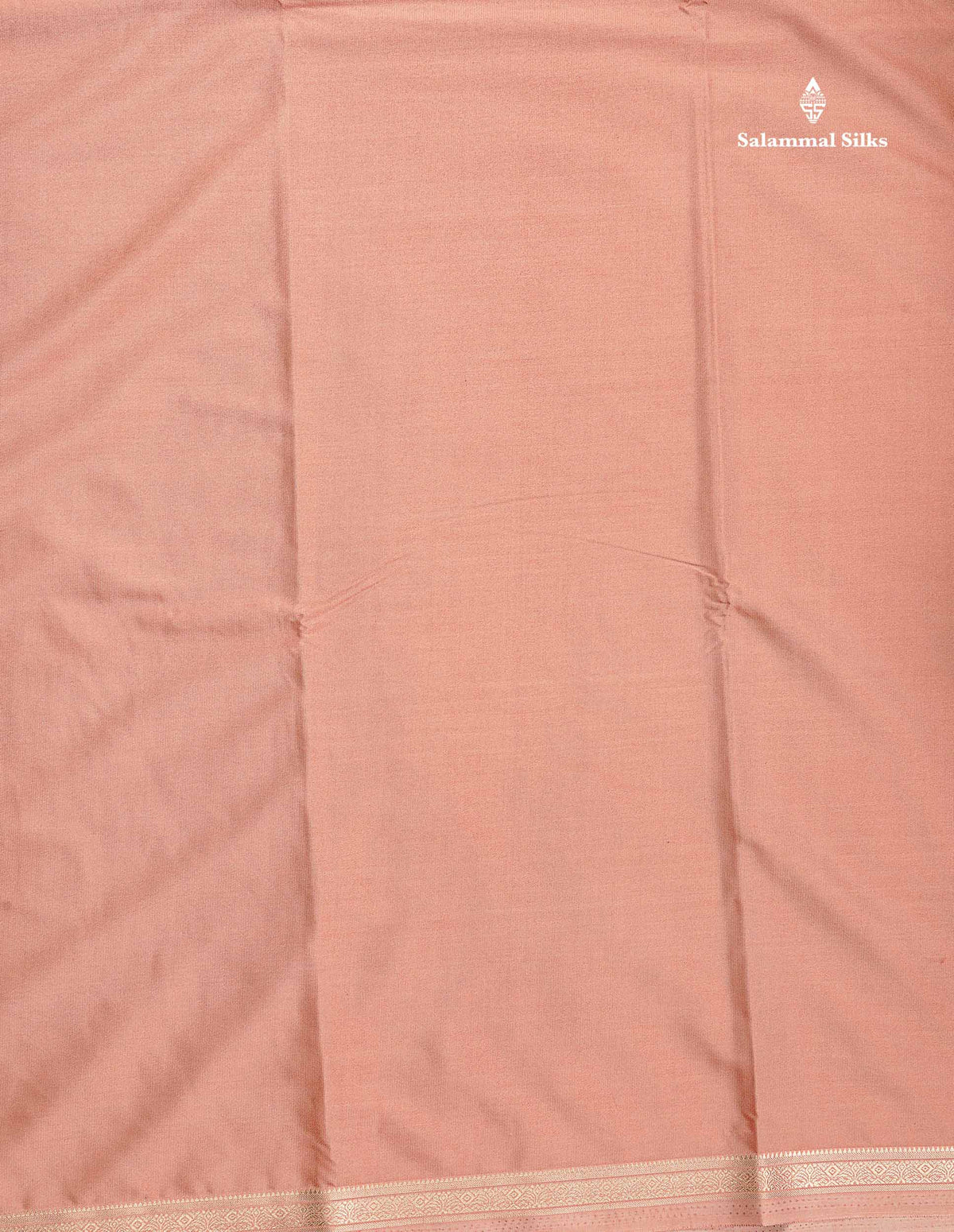Semi Mysore Silk Saree - Pink Colour Body Plain With Small Border