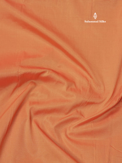 9.5 Yards Semi Silk Saree Pink with Contrast Bottle Green Border