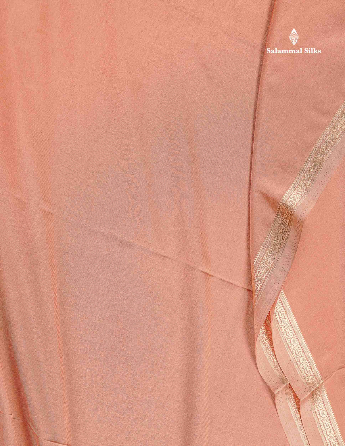 Semi Mysore Silk Saree - Pink Colour Body Plain With Small Border