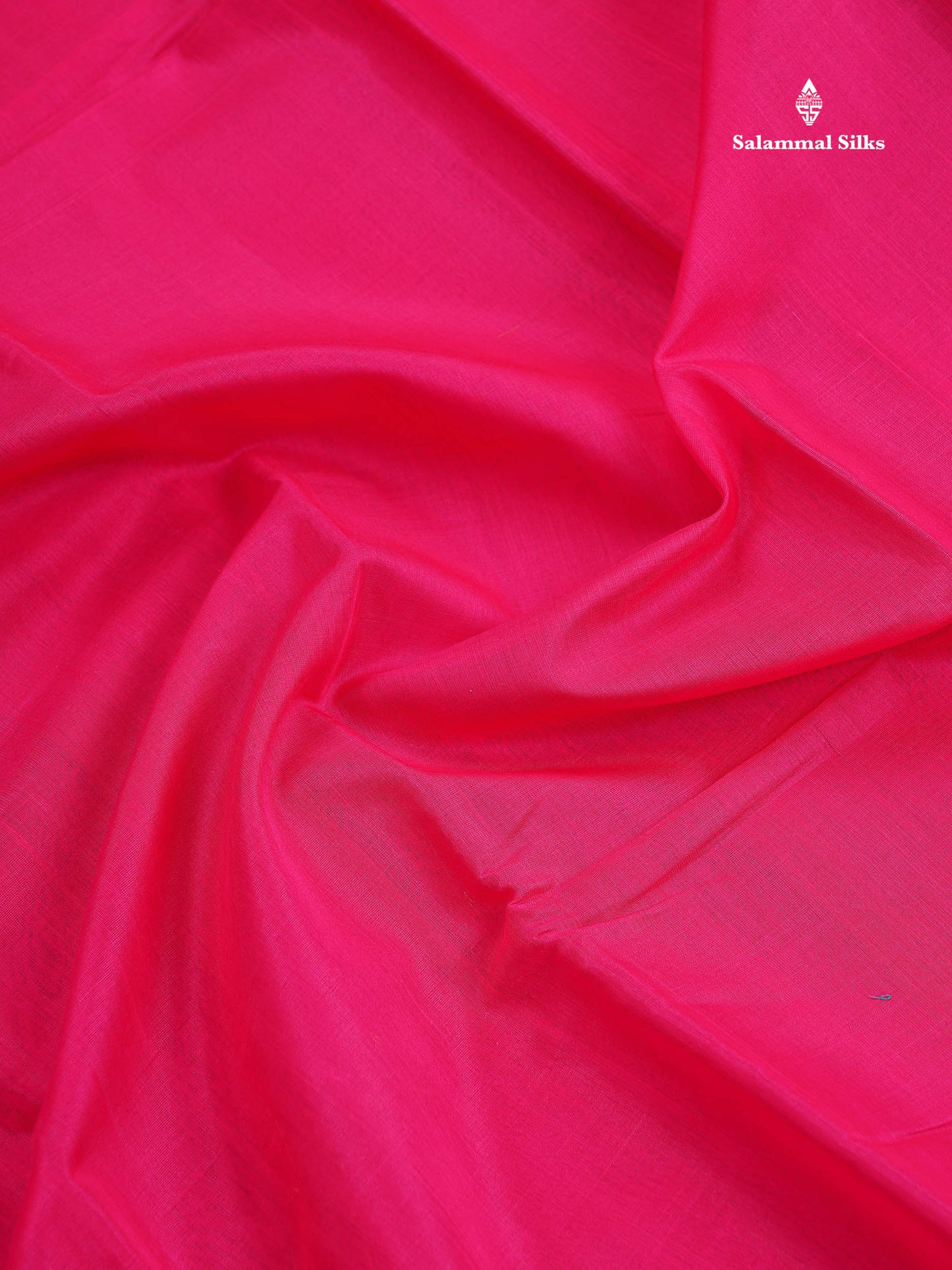 SICO Cotton Saree - Pink Colour Plain Body With Dual Tone Brown One Side Fancy Border