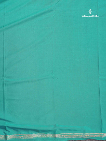 Semi Mysore Silk Saree - Pink Colour Body Plain With Small Border