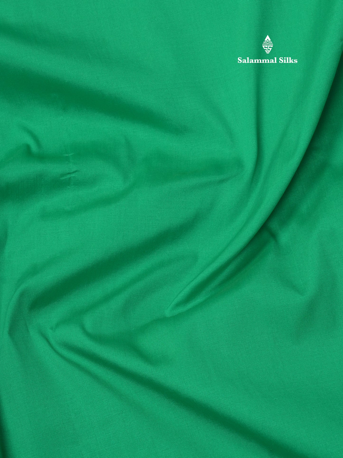 9.5 Yards Semi Silk Saree Bottle Green with Contrast Pink Border