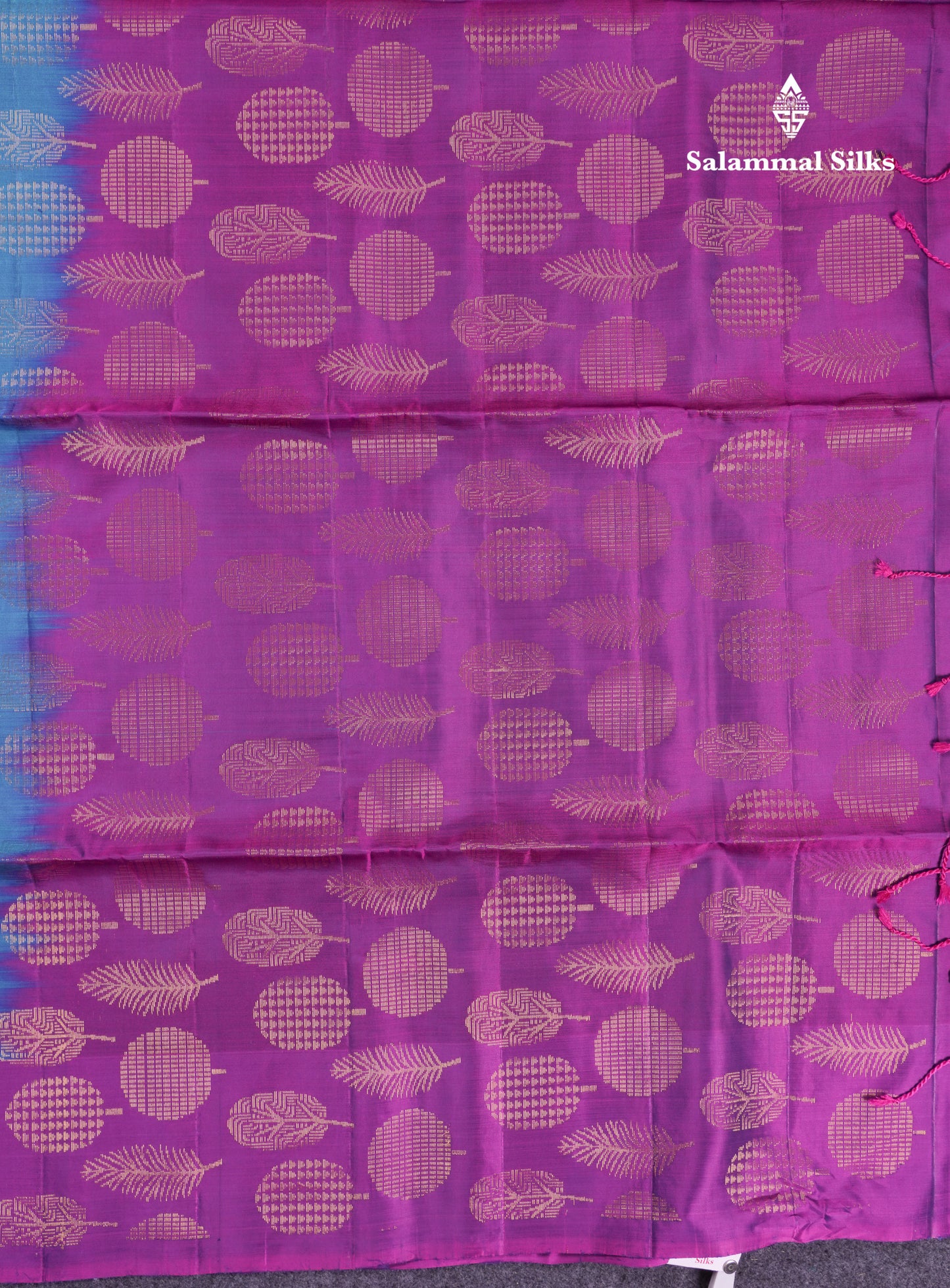 Beautiful Light Violet PureMix Kanjivaram Soft Silk Saree With Contrast Dark Purple Fancy Border
