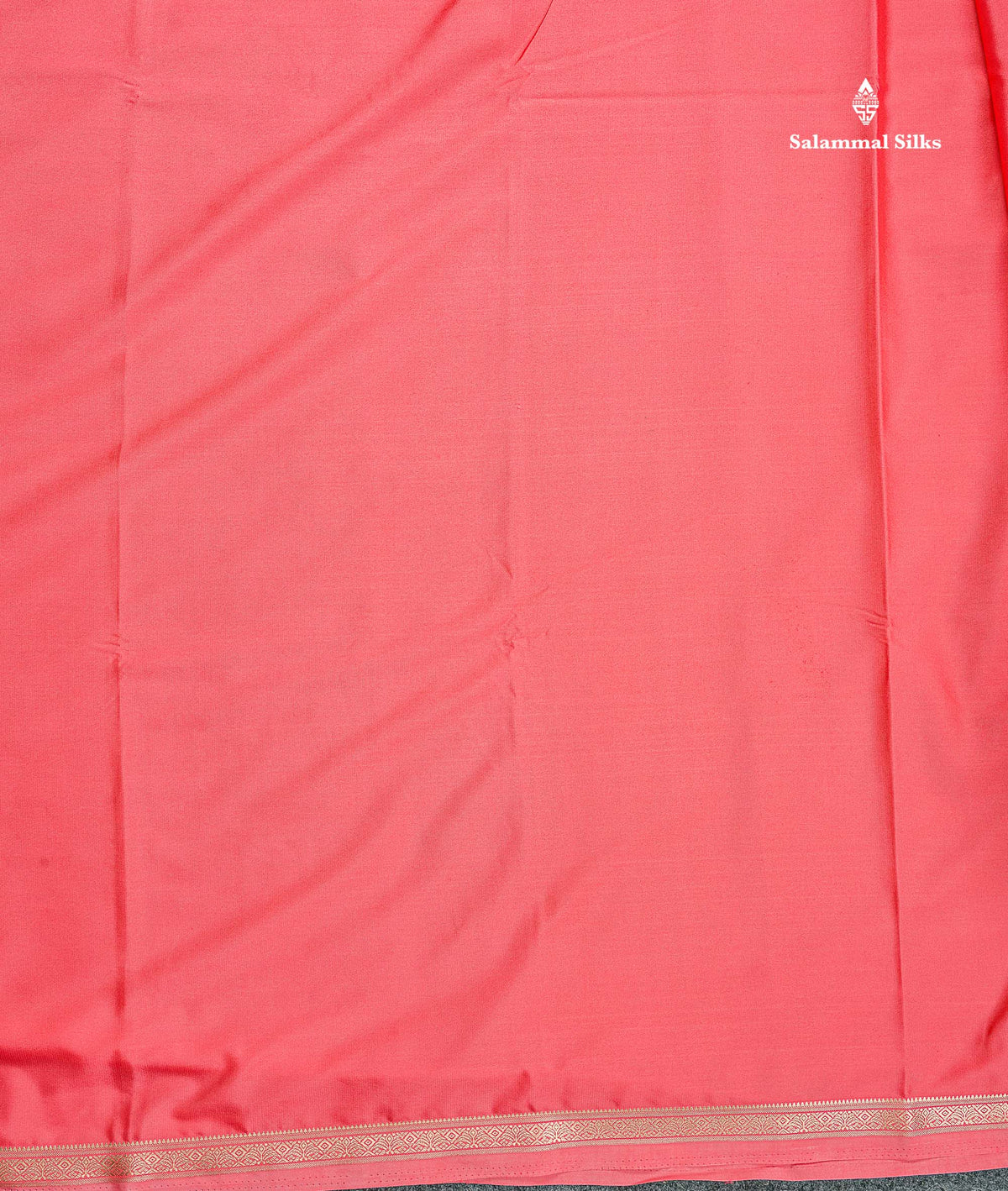 Semi Mysore Silk Saree - Pink Colour Body Plain With Small Border