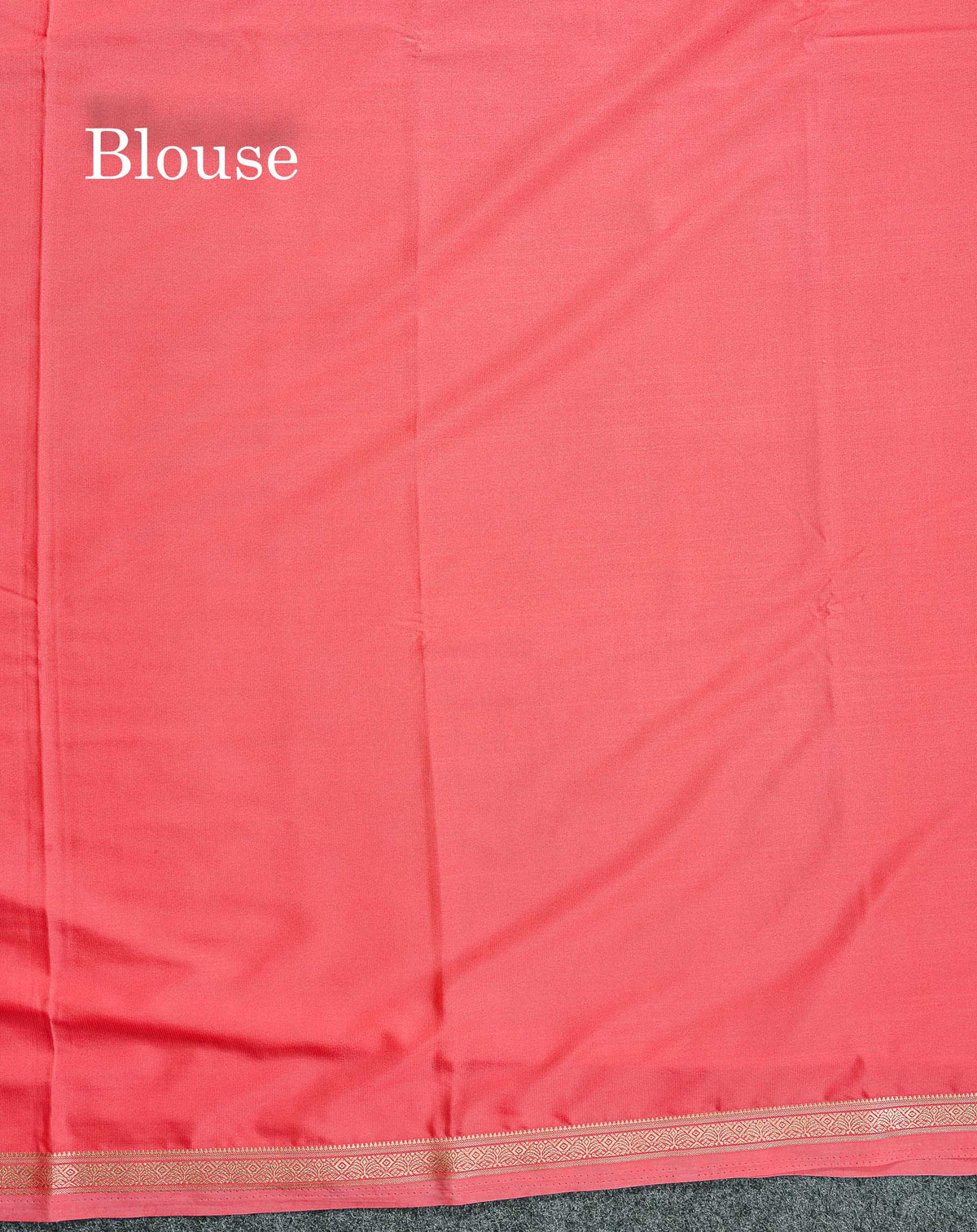 Semi Mysore Silk Saree - Pink Colour Body Plain With Small Border