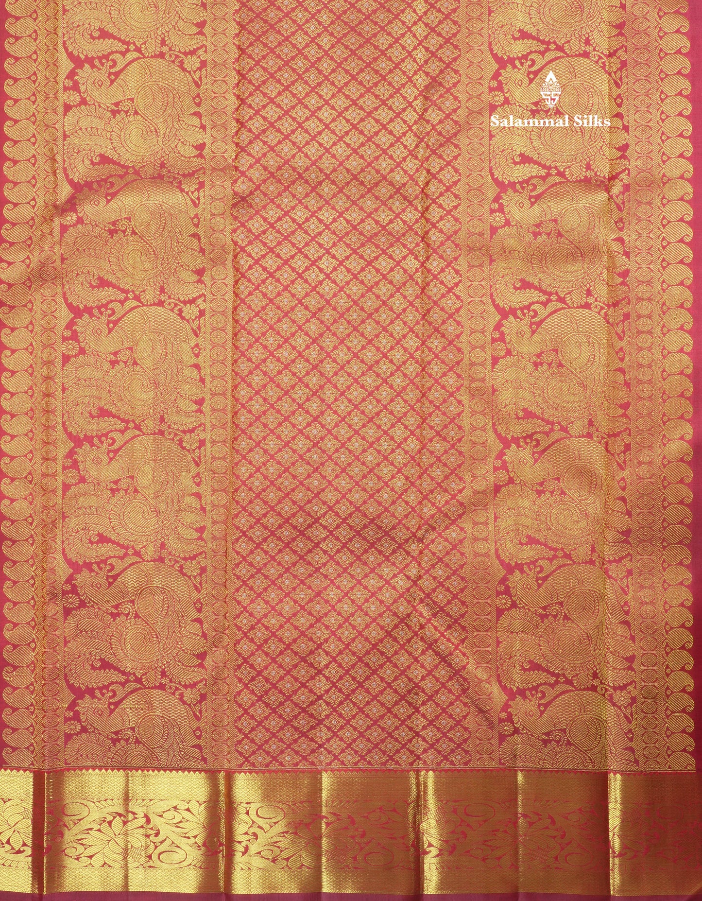 Beautiful Maroon Meenakari Work Bridal Pure Kanjivaram Silk Saree With Traditional Border