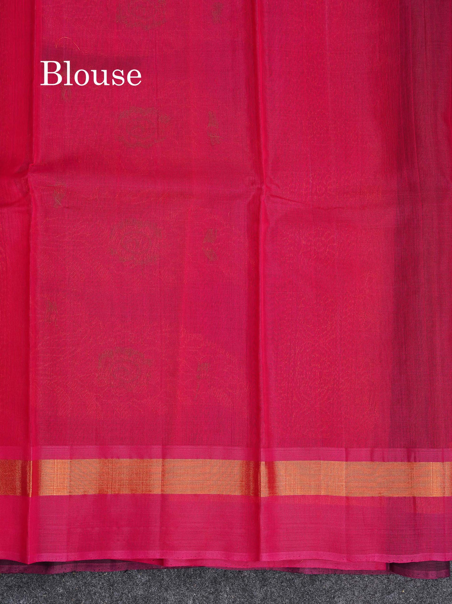 SICO Cotton Saree - Mehandi Green Colour Body With Copper Zari Butta & Magenta Border