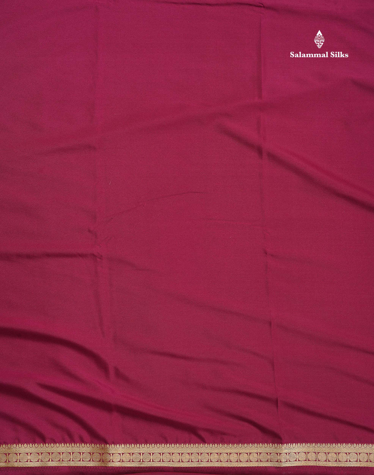 Semi Mysore Silk Saree - Light Pink Colour Body Plain With Small Border