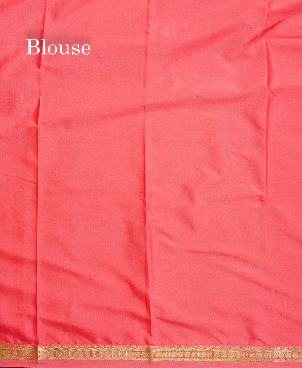 Semi Mysore Silk Saree - Light Pink Colour Body Plain With Small Border