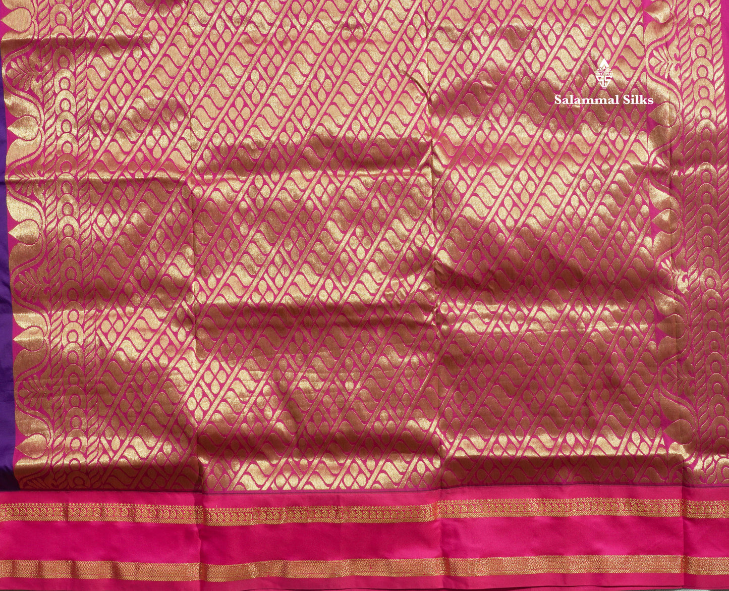 9.5 Yards Semi Silk Saree Mango Yellow with Contrast Green Border