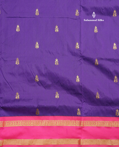 9.5 Yards Semi Silk Saree Mango Yellow with Contrast Green Border