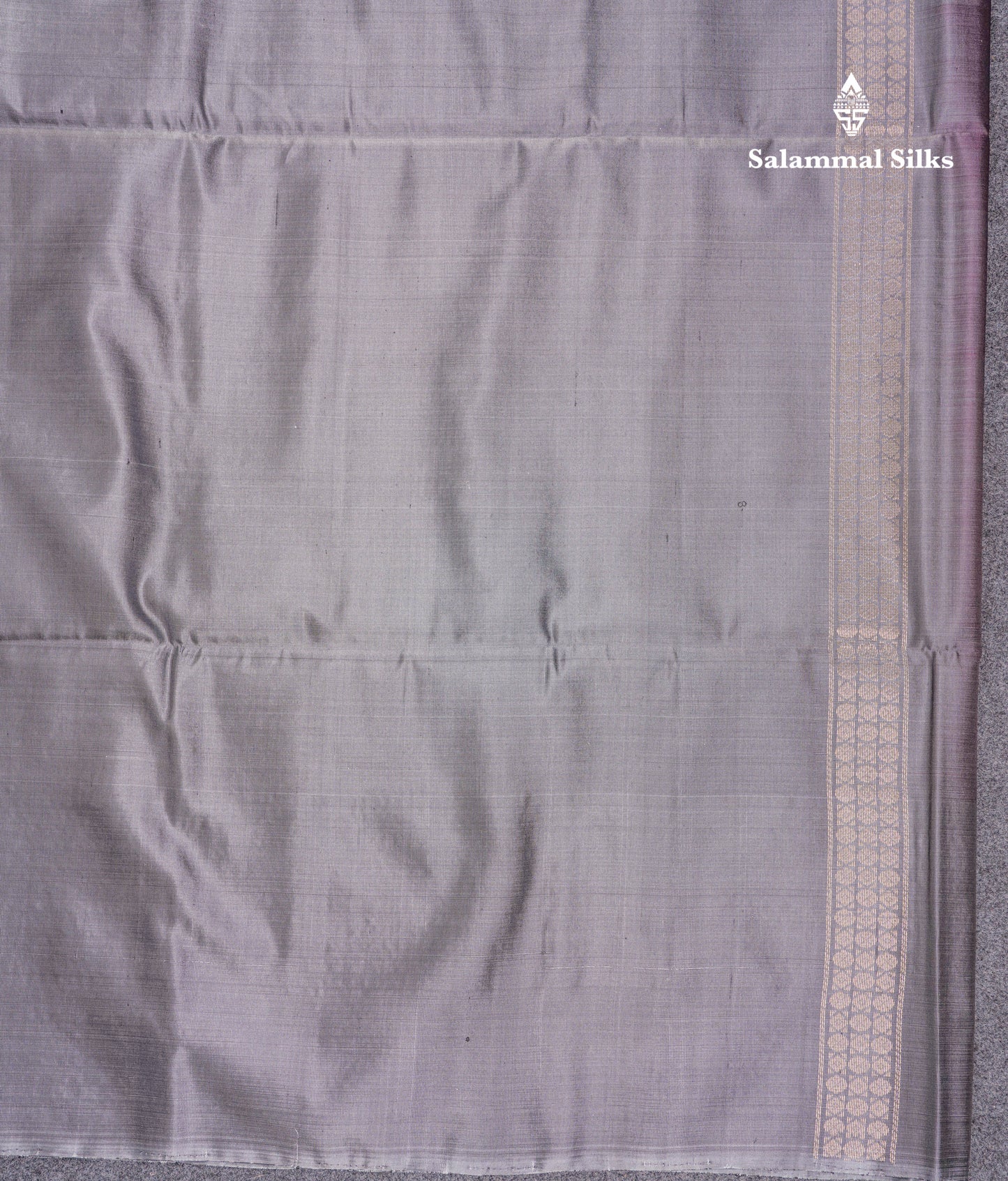 Beautiful Wine Pure Kanjivaram Soft Silk Saree With Grey One Side Long Border