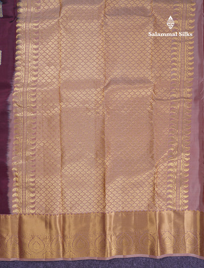 Beautiful Peach Puremix Silk Saree With Contrast Dual Tone Peacock Blue Blouse