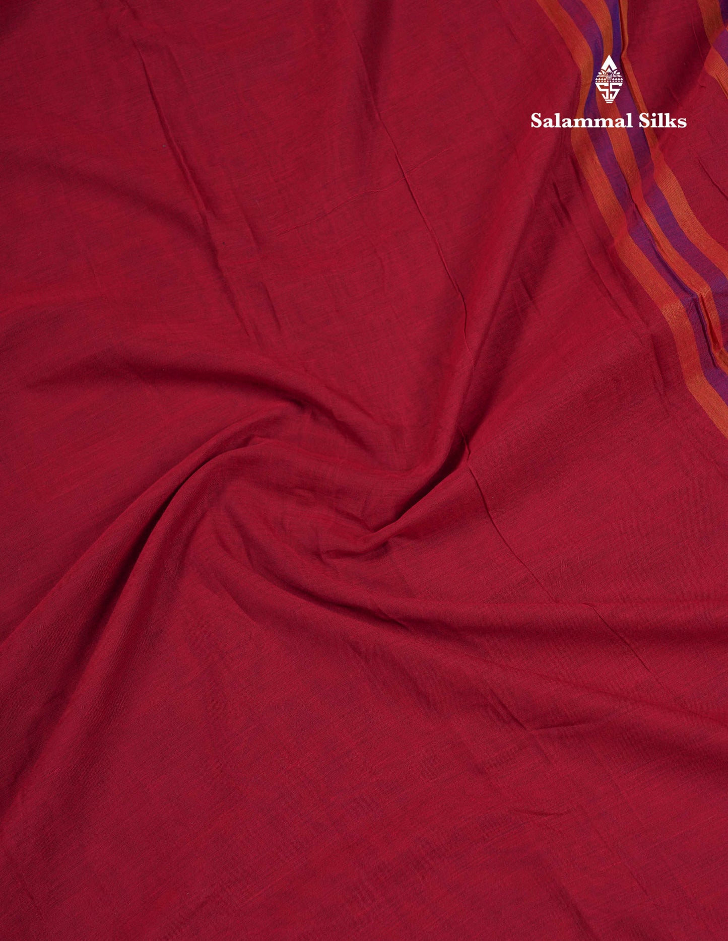 Beautiful Bottle Green Plain Pure Cotton Saree With Traditional Thread Work Small Temple Border