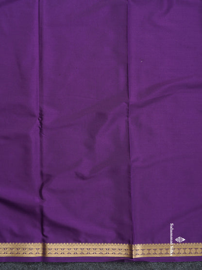 Semi Mysore Silk Saree - Light Pink Colour Body Plain With Small Border