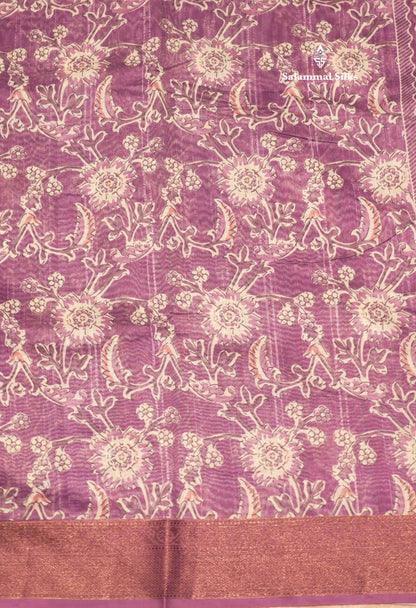 Olive Mustard Yellow Colour Chanderi Mixed Cotton Saree With Blouse