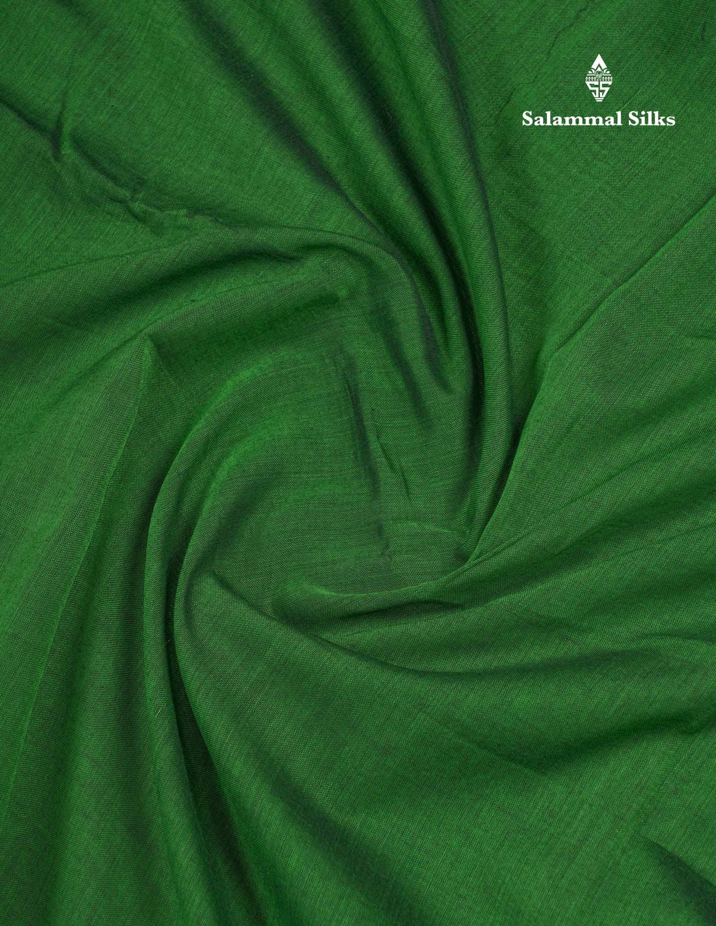 Beautiful Bottle Green Plain Pure Cotton Saree With Traditional Thread Work Small Temple Border