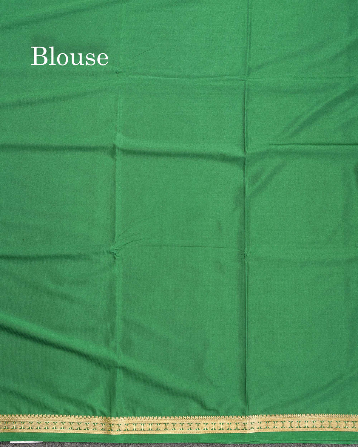 Semi Mysore Silk Saree - Light Pink Colour Body Plain With Small Border