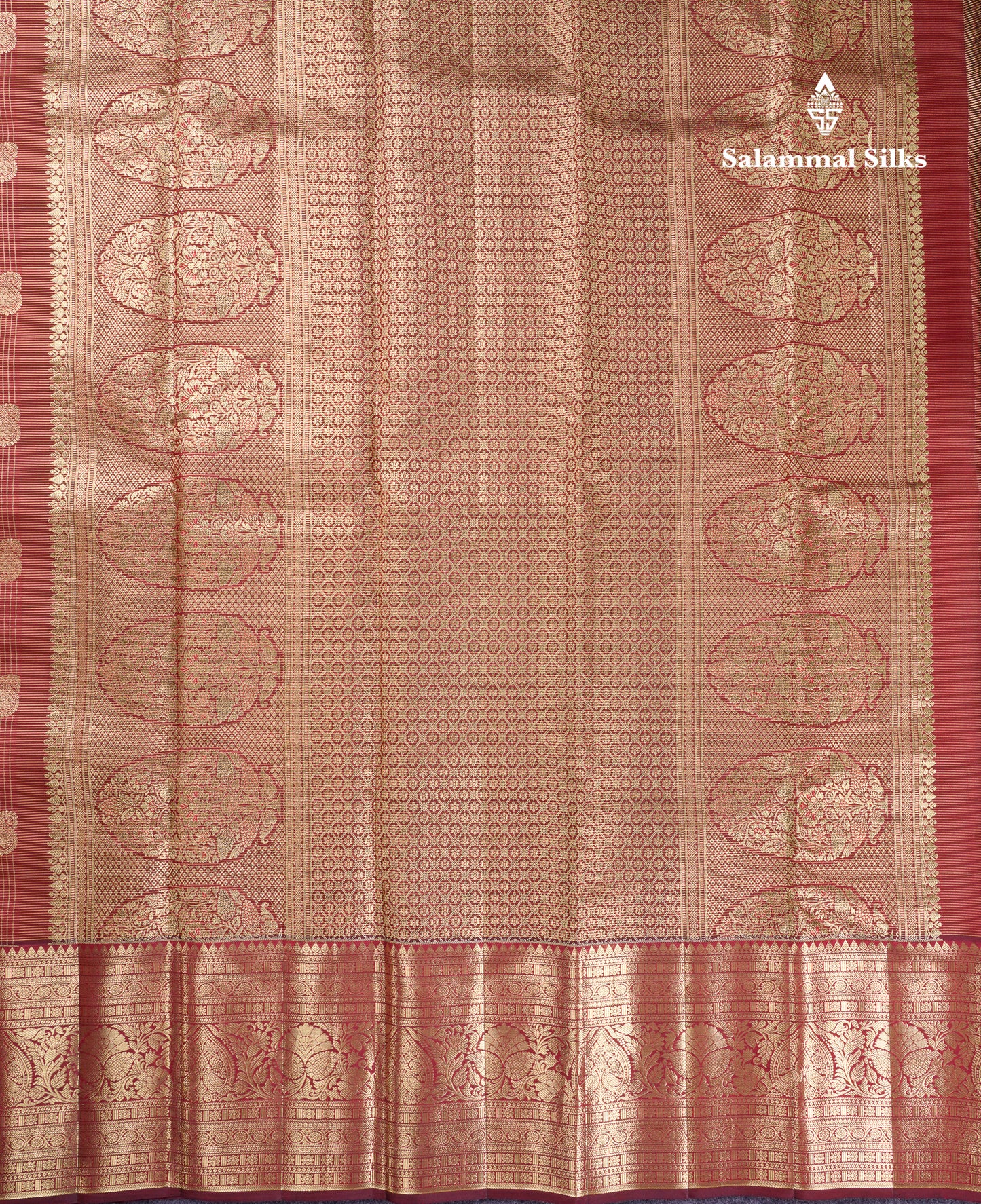 Beautiful Bottle Green Tiny Zari Checks With Butta Pure Kanjivaram Silk Saree With Traditional Evening Morning Border