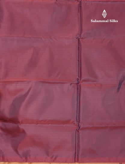 Mustard Yellow Thread work Buttas Banana Pinth Saree (Vaazhainaar Pattu) With Contrast Olive Maroon Blouse