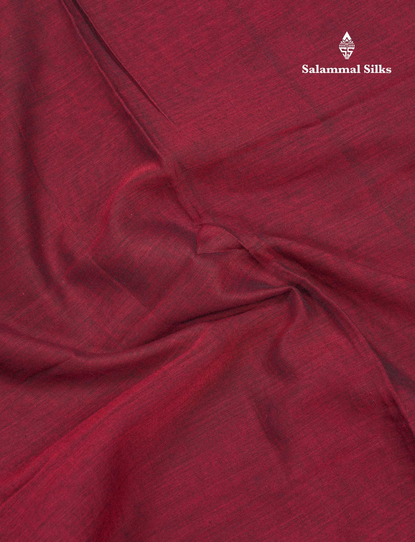 Beautiful Violet Plain Pure Cotton Saree With Ikkat Design Small Border