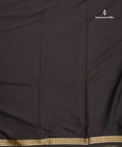 Semi Mysore Silk Saree - Light Pink Colour Body Plain With Small Border