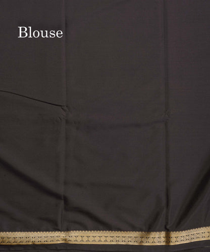 Semi Mysore Silk Saree - Light Pink Colour Body Plain With Small Border