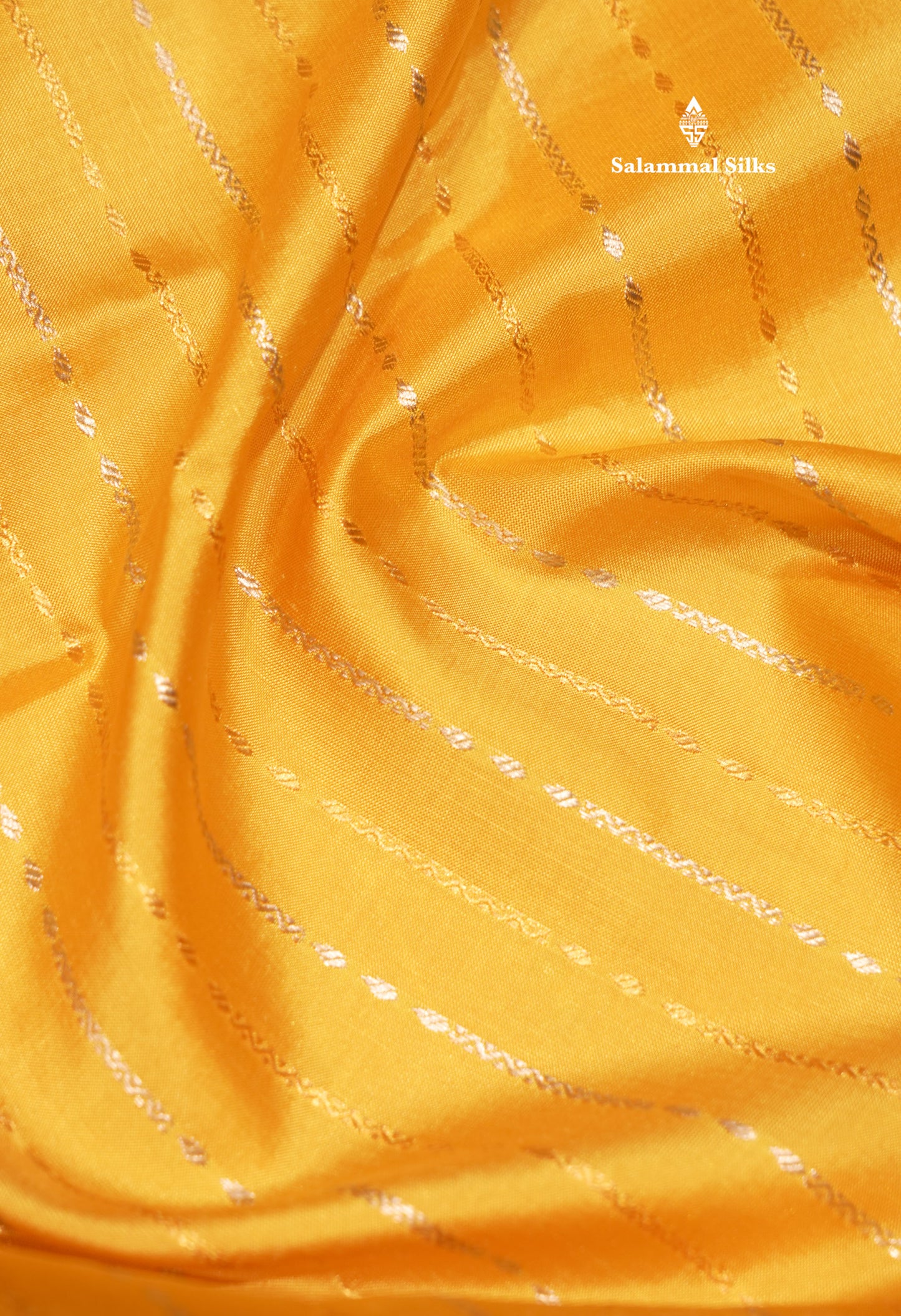 Yellow Colour Pure Kanjivaram Silk Saree With Contrast Red Border