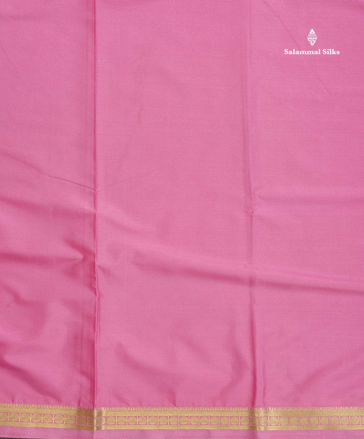 Semi Mysore Silk Saree - Light Pink Colour Body Plain With Small Border