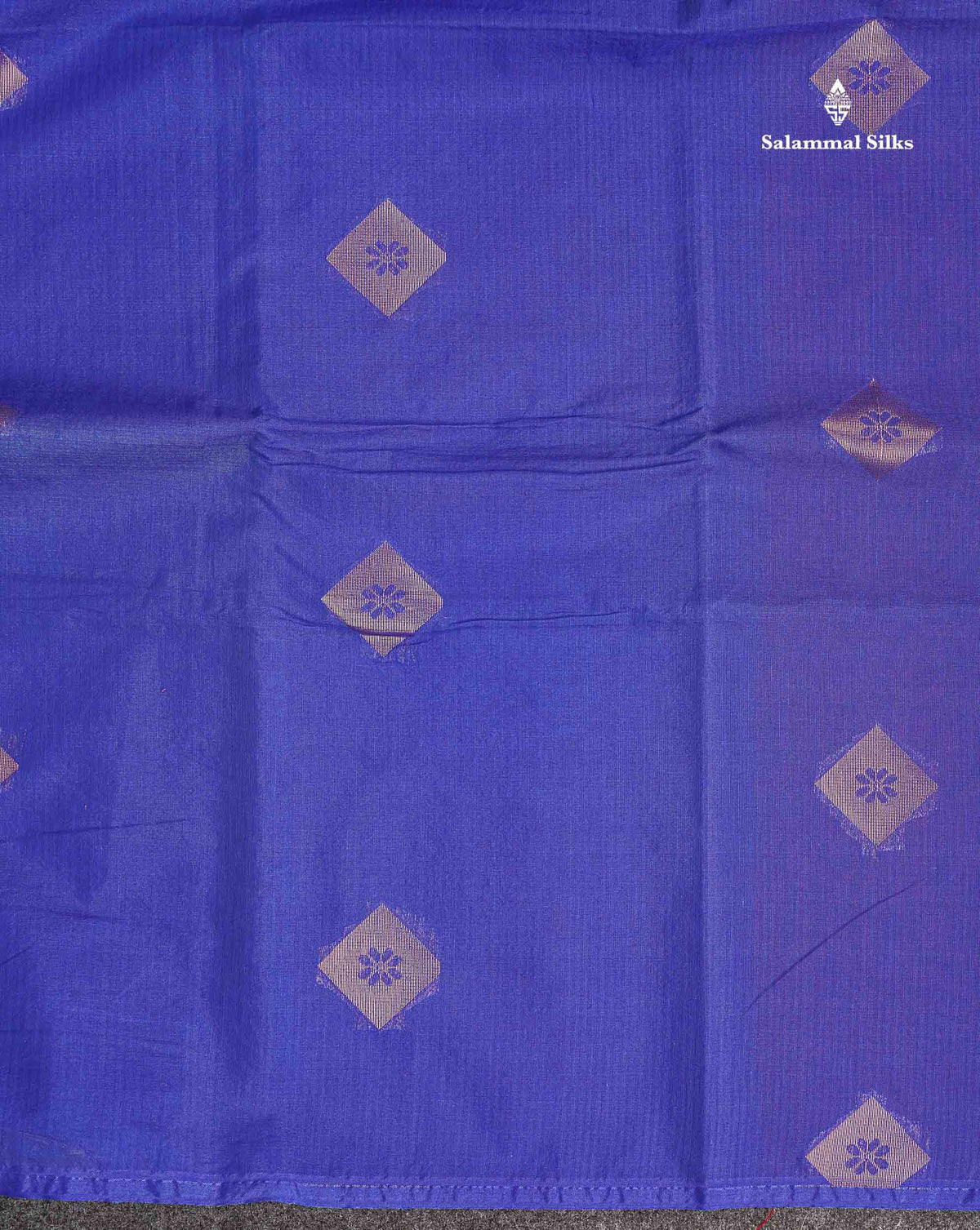 SICO Cotton Saree - Bottle Green Colour Body Copper Zari Butta With Maroon Blouse